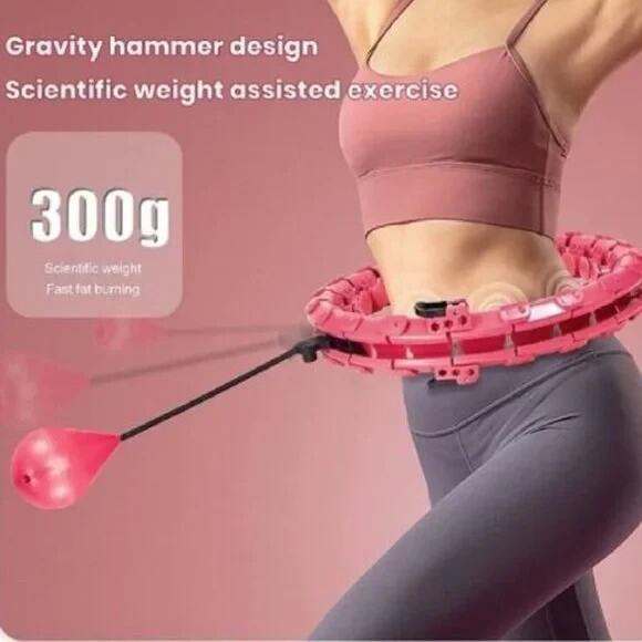 Weighted Smart Fitness Hoop,24 Detachable Knots Abdomen Fitness Weight Loss - Picture 6 of 6